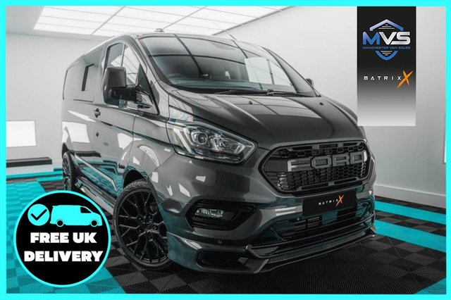 View our Ford Transit Custom 2.0 LIMITED DCIV L1H1 SWB Matrix X DCAB CONVERSION ALLOYS