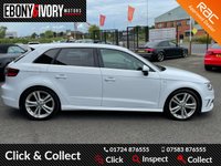 USED 2014 14 AUDI A3 2.0 TDI S LINE 5d 148 BHP FANTASTIC EXAMPLE + SERVICE HISTORY + 1 YEAR MOT + JUST HAD FULL SERVICE