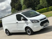 USED 2015 15 FORD TRANSIT CUSTOM 2.2 290 LR P/V 124 BHP CHOICES OF VANS IN STOCK !!
