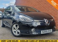 USED 2016 66 RENAULT CLIO 1.1 DYNAMIQUE NAV 16V 5d 73 BHP SAT NAV - BLUETOOTH - AIR CON - 1 OWNER + MAIN DEALER