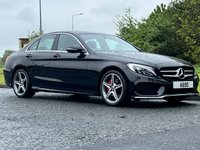 USED 2018 18 MERCEDES-BENZ C-CLASS 2.1 C 220 D AMG LINE 4d 170 BHP Sat Nav Leather AMG Alloys