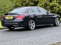 USED 2018 18 MERCEDES-BENZ C-CLASS 2.1 C 220 D AMG LINE 4d 170 BHP Sat Nav Leather AMG Alloys