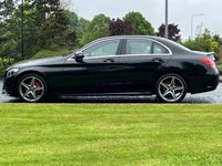 USED 2018 18 MERCEDES-BENZ C-CLASS 2.1 C 220 D AMG LINE 4d 170 BHP Sat Nav Leather AMG Alloys
