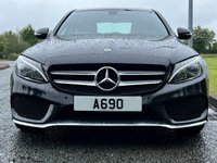 USED 2018 18 MERCEDES-BENZ C-CLASS 2.1 C 220 D AMG LINE 4d 170 BHP Sat Nav Leather AMG Alloys