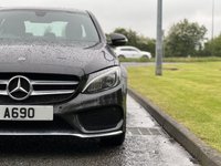 USED 2018 18 MERCEDES-BENZ C-CLASS 2.1 C 220 D AMG LINE 4d 170 BHP Sat Nav Leather AMG Alloys
