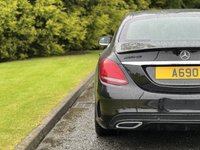 USED 2018 18 MERCEDES-BENZ C-CLASS 2.1 C 220 D AMG LINE 4d 170 BHP Sat Nav Leather AMG Alloys