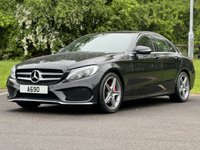 USED 2018 18 MERCEDES-BENZ C-CLASS 2.1 C 220 D AMG LINE 4d 170 BHP Sat Nav Leather AMG Alloys