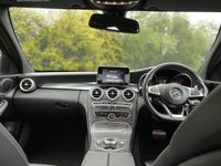 USED 2018 18 MERCEDES-BENZ C-CLASS 2.1 C 220 D AMG LINE 4d 170 BHP Sat Nav Leather AMG Alloys