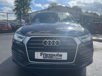 USED 2015 65 AUDI Q3 2.0 TDI S LINE 5d 148 BHP ONLY 2 OWNERS FROM NEW FINISHED IN MYTHOS BLCK METALLIC+MEGA SPEC+SATELLITE NAVIGATION+PARK ASSIST+AIR CONDITIONING+READY TO DRIVE AWAY+FINANCE AND EXTENDED WARRANTY AVAILABLE ON THIS USED VEHICLE!!!!