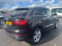 USED 2015 65 AUDI Q3 2.0 TDI S LINE 5d 148 BHP ONLY 2 OWNERS FROM NEW FINISHED IN MYTHOS BLCK METALLIC+MEGA SPEC+SATELLITE NAVIGATION+PARK ASSIST+AIR CONDITIONING+READY TO DRIVE AWAY+FINANCE AND EXTENDED WARRANTY AVAILABLE ON THIS USED VEHICLE!!!!