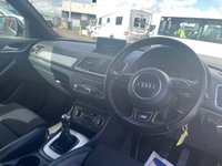 USED 2015 65 AUDI Q3 2.0 TDI S LINE 5d 148 BHP ONLY 2 OWNERS FROM NEW FINISHED IN MYTHOS BLCK METALLIC+MEGA SPEC+SATELLITE NAVIGATION+PARK ASSIST+AIR CONDITIONING+READY TO DRIVE AWAY+FINANCE AND EXTENDED WARRANTY AVAILABLE ON THIS USED VEHICLE!!!!