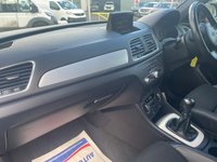 USED 2015 65 AUDI Q3 2.0 TDI S LINE 5d 148 BHP ONLY 2 OWNERS FROM NEW FINISHED IN MYTHOS BLCK METALLIC+MEGA SPEC+SATELLITE NAVIGATION+PARK ASSIST+AIR CONDITIONING+READY TO DRIVE AWAY+FINANCE AND EXTENDED WARRANTY AVAILABLE ON THIS USED VEHICLE!!!!