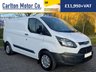 USED 2015 65 FORD TRANSIT CUSTOM 2.2 270 tdcI 100 L1 SWB LOW ROOF (WORKSHOP INTERNAL RACKING) PANEL VAN FWD 2015 / 65 Superb Ready for work