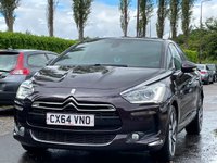 USED 2014 64 CITROEN DS5 2.0 HDI DSTYLE 5d 161 BHP PRIVACY SCREEN +  PART LEATHER TRIM +  SAT NAV +  DUAL CLIMATE CONTROL +  USB +  AUX +  BLUETOOTH CONNECTIVITY +  DAB RADIO +  REAR PARKING SENSORS +  CRUISE CONTROL +  DOUBLE SUNROOF +  ALLOY WHEELS +