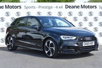 USED 2020 69 AUDI S3 2.0 S3 SPORTBACK TFSI QUATTRO BLACK EDITION 5d 296 BHP PANROOF  BLACK STYLE PK/TECH PACK/PHONE BOX