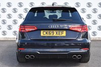 USED 2020 69 AUDI S3 2.0 S3 SPORTBACK TFSI QUATTRO BLACK EDITION 5d 296 BHP PANROOF  BLACK STYLE PK/TECH PACK/PHONE BOX