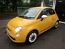 USED 2012 62 FIAT 500 1.2 COLOUR THERAPY 3d 69 BHP Fiat Main Dealer Service History + Just Serviced, Two Previous Owners, NEW MOT, Great fuel economy! Only &pound;30 Road Tax! Low Insurance Group!
