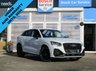 USED 2021 21 AUDI Q2 1.5 TFSI S LINE BLACK EDITION 5d 148 BHP Finished in GLACIER WHITE MET with contrasting SPORTS Alcantara TRIM. This Audi Q2 is designed to give you the feel-good factor of an Audi A3, but with a higher driving position and the extra feeling of security that comes with it. The balance of Manufacturers warranty will give you that extra peace of mind. Features include Sat Nav, Park Sensors, DAB, B/Tooth and much more.