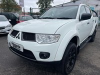 USED 2014 14 MITSUBISHI L200 2.5 DI-D 4X4 BARBARIAN BLACK LB DCB 175 BHP NO VAT+BIG SPEC+FULL LEATHER+REAR SINGLE HOOP ROLL BAR+NO VAT+ALLOY WHEELS+AIR CONDITIONING+NO VAT+SERVICE HISTORY+1 FULL YEARS MOT PRIOR TO COLLECTION+NO VAT+FINANCE AND EXTENDED WARRANTY AVAILABLE ON THIS USED VEHICLE!!!!!!