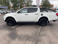 USED 2014 14 MITSUBISHI L200 2.5 DI-D 4X4 BARBARIAN BLACK LB DCB 175 BHP NO VAT+BIG SPEC+FULL LEATHER+REAR SINGLE HOOP ROLL BAR+NO VAT+ALLOY WHEELS+AIR CONDITIONING+NO VAT+SERVICE HISTORY+1 FULL YEARS MOT PRIOR TO COLLECTION+NO VAT+FINANCE AND EXTENDED WARRANTY AVAILABLE ON THIS USED VEHICLE!!!!!!