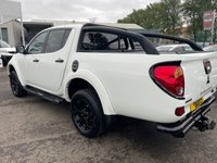 USED 2014 14 MITSUBISHI L200 2.5 DI-D 4X4 BARBARIAN BLACK LB DCB 175 BHP NO VAT+BIG SPEC+FULL LEATHER+REAR SINGLE HOOP ROLL BAR+NO VAT+ALLOY WHEELS+AIR CONDITIONING+NO VAT+SERVICE HISTORY+1 FULL YEARS MOT PRIOR TO COLLECTION+NO VAT+FINANCE AND EXTENDED WARRANTY AVAILABLE ON THIS USED VEHICLE!!!!!!