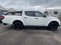 USED 2014 14 MITSUBISHI L200 2.5 DI-D 4X4 BARBARIAN BLACK LB DCB 175 BHP NO VAT+BIG SPEC+FULL LEATHER+REAR SINGLE HOOP ROLL BAR+NO VAT+ALLOY WHEELS+AIR CONDITIONING+NO VAT+SERVICE HISTORY+1 FULL YEARS MOT PRIOR TO COLLECTION+NO VAT+FINANCE AND EXTENDED WARRANTY AVAILABLE ON THIS USED VEHICLE!!!!!!