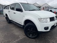 USED 2014 14 MITSUBISHI L200 2.5 DI-D 4X4 BARBARIAN BLACK LB DCB 175 BHP NO VAT+BIG SPEC+FULL LEATHER+REAR SINGLE HOOP ROLL BAR+NO VAT+ALLOY WHEELS+AIR CONDITIONING+NO VAT+SERVICE HISTORY+1 FULL YEARS MOT PRIOR TO COLLECTION+NO VAT+FINANCE AND EXTENDED WARRANTY AVAILABLE ON THIS USED VEHICLE!!!!!!