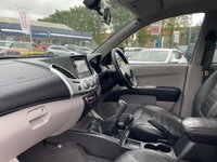 USED 2014 14 MITSUBISHI L200 2.5 DI-D 4X4 BARBARIAN BLACK LB DCB 175 BHP NO VAT+BIG SPEC+FULL LEATHER+REAR SINGLE HOOP ROLL BAR+NO VAT+ALLOY WHEELS+AIR CONDITIONING+NO VAT+SERVICE HISTORY+1 FULL YEARS MOT PRIOR TO COLLECTION+NO VAT+FINANCE AND EXTENDED WARRANTY AVAILABLE ON THIS USED VEHICLE!!!!!!