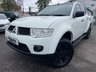 USED 2014 14 MITSUBISHI L200 2.5 DI-D 4X4 BARBARIAN BLACK LB DCB 175 BHP NO VAT+BIG SPEC+FULL LEATHER+REAR SINGLE HOOP ROLL BAR+NO VAT+ALLOY WHEELS+AIR CONDITIONING+NO VAT+SERVICE HISTORY+1 FULL YEARS MOT PRIOR TO COLLECTION+NO VAT+FINANCE AND EXTENDED WARRANTY AVAILABLE ON THIS USED VEHICLE!!!!!!