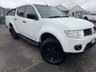 USED 2014 14 MITSUBISHI L200 2.5 DI-D 4X4 BARBARIAN BLACK LB DCB 175 BHP NO VAT+BIG SPEC+FULL LEATHER+REAR SINGLE HOOP ROLL BAR+NO VAT+ALLOY WHEELS+AIR CONDITIONING+NO VAT+SERVICE HISTORY+1 FULL YEARS MOT PRIOR TO COLLECTION+NO VAT+FINANCE AND EXTENDED WARRANTY AVAILABLE ON THIS USED VEHICLE!!!!!!