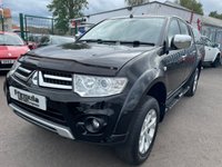 USED 2014 14 MITSUBISHI L200 2.5 DI-D 4X4 BARBARIAN LB DCB 175 BHP NO VAT+ONLY 2 FORMER KEEPERS FROM NEW+REAR TRUCK MAN TOP+LOAD LINER+FULL LEATHER+NO VAT+READY TO DRIVE AWAY TODAY+NO VAT+FINANCE AND EXTENDED WARRANTY AVAILABLE ON THIS USED VEHICLE!!!!
