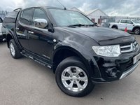 USED 2014 14 MITSUBISHI L200 2.5 DI-D 4X4 BARBARIAN LB DCB 175 BHP NO VAT+ONLY 2 FORMER KEEPERS FROM NEW+REAR TRUCK MAN TOP+LOAD LINER+FULL LEATHER+NO VAT+READY TO DRIVE AWAY TODAY+NO VAT+FINANCE AND EXTENDED WARRANTY AVAILABLE ON THIS USED VEHICLE!!!!