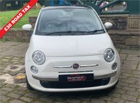 USED 2013 13 FIAT 500 1.2 LOUNGE 3d 69 BHP LOW MILEAGE - ONLY &pound;30.00 12 MONTHS TAX - PANORAMIC GLASS ROOF - 16 INCH GLOSS BLACK ALLOYS - 2 FORMER KEEPERS - LOW INSURANCE GROUP - IDEAL 1SR CAR