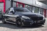 USED 2017 17 MERCEDES-BENZ C-CLASS 2.1 C 220 D AMG LINE PREMIUM 2d 168 BHP BLACK PACKED+FULL LEATHER TRIM