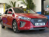 USED 2018 68 HYUNDAI IONIQ 1.6 PREMIUM 5d 140 BHP SAT NAV REAR VIEW CAMERA HYUNDAI WARRANTY TILL OCT 2023