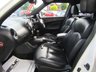 USED 2014 64 NISSAN JUKE 1.6 TEKNA CVT Finished in PEARL WHITE with contrasting EBONY HEATED LEATHER trim. The Nissan Juke first appeared in 2010 and has remained a favourite with its eye catching looks. Ideal Mid Sized family car. Features include Sat Nav, Heated Leather, 360 View Camera, DAB, 17" Alloys and much more. Dealer serviced at 11920 miles. Then at 25415 miles, 34551 miles, 52481 miles and on arrival at 65556 miles.