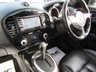 USED 2014 64 NISSAN JUKE 1.6 TEKNA CVT Finished in PEARL WHITE with contrasting EBONY HEATED LEATHER trim. The Nissan Juke first appeared in 2010 and has remained a favourite with its eye catching looks. Ideal Mid Sized family car. Features include Sat Nav, Heated Leather, 360 View Camera, DAB, 17" Alloys and much more. Dealer serviced at 11920 miles. Then at 25415 miles, 34551 miles, 52481 miles and on arrival at 65556 miles.