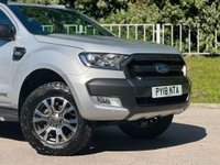 USED 2018 18 FORD RANGER 3.2 WILDTRAK 4X4 DCB TDCI 4d 197 BHP ** NO VAT * *  SAT NAV ** LOW MILES