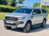 USED 2018 18 FORD RANGER 3.2 WILDTRAK 4X4 DCB TDCI 4d 197 BHP ** NO VAT * *  SAT NAV ** LOW MILES