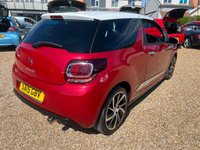 USED 2015 15 CITROEN DS3 1.6 E-HDI DSTYLE PLUS 3d 90 BHP Stunning Low Mileage DS3 with White on top of Cherry Red