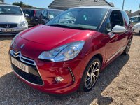 USED 2015 15 CITROEN DS3 1.6 E-HDI DSTYLE PLUS 3d 90 BHP Stunning Low Mileage DS3 with White on top of Cherry Red