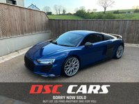 USED 2020 20 AUDI R8 5.2 V10 PERFORMANCE CARBON BLACK QUATTRO 2d 612 BHP 20" VOSSEN WHEELS OPTIONAL