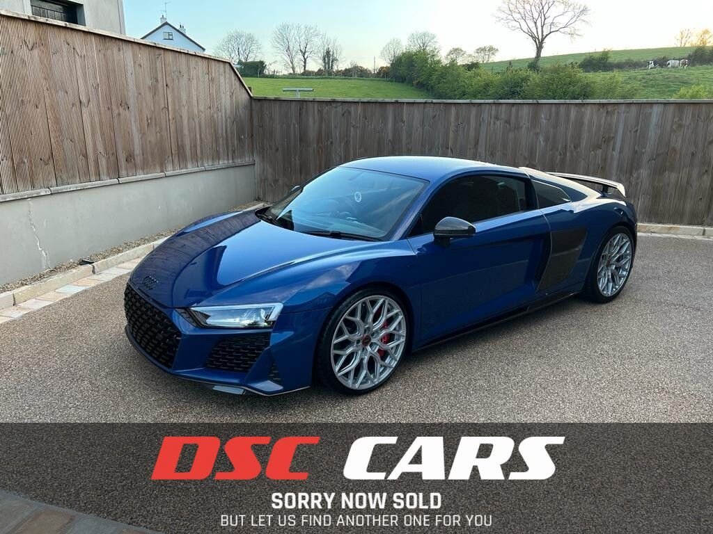 USED 2020 20 AUDI R8 5.2 V10 PERFORMANCE CARBON BLACK QUATTRO 2d 612 BHP 20" VOSSEN WHEELS OPTIONAL