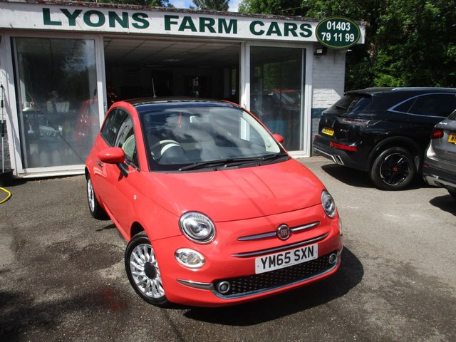 2016 65 Fiat 500 1.2 LOUNGE 3d 69 BHP NEW SHAPE