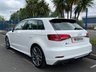 USED 2018 18 AUDI A3 2.0 S3 SPORTBACK TFSI QUATTRO 5d 306 BHP 