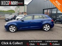 USED 2014 14 AUDI A3 2.0 TDI SPORT 5d 148 BHP FANTASTIC EXAMPLE + SERVICE HISTORY INC CAMBELT DONE + 1 YEAR MOT