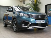 USED 2018 68 PEUGEOT 5008 1.5 BLUEHDI S/S ALLURE 5d 129 BHP FREE 12 MONTHS GOLD WARRANTY . Just serviced, MOT'd  AND AA INSPECTED. 7 SEATS SAT NAV PART LEATHER