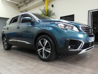 USED 2018 68 PEUGEOT 5008 1.5 BLUEHDI S/S ALLURE 5d 129 BHP FREE 12 MONTHS GOLD WARRANTY . Just serviced, MOT'd  AND AA INSPECTED. 7 SEATS SAT NAV PART LEATHER