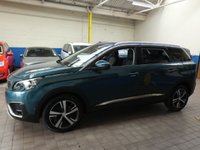 USED 2018 68 PEUGEOT 5008 1.5 BLUEHDI S/S ALLURE 5d 129 BHP FREE 12 MONTHS GOLD WARRANTY . Just serviced, MOT'd  AND AA INSPECTED. 7 SEATS SAT NAV PART LEATHER