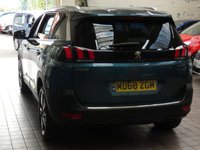 USED 2018 68 PEUGEOT 5008 1.5 BLUEHDI S/S ALLURE 5d 129 BHP FREE 12 MONTHS GOLD WARRANTY . Just serviced, MOT'd  AND AA INSPECTED. 7 SEATS SAT NAV PART LEATHER